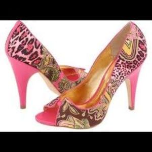 pink leopard heels